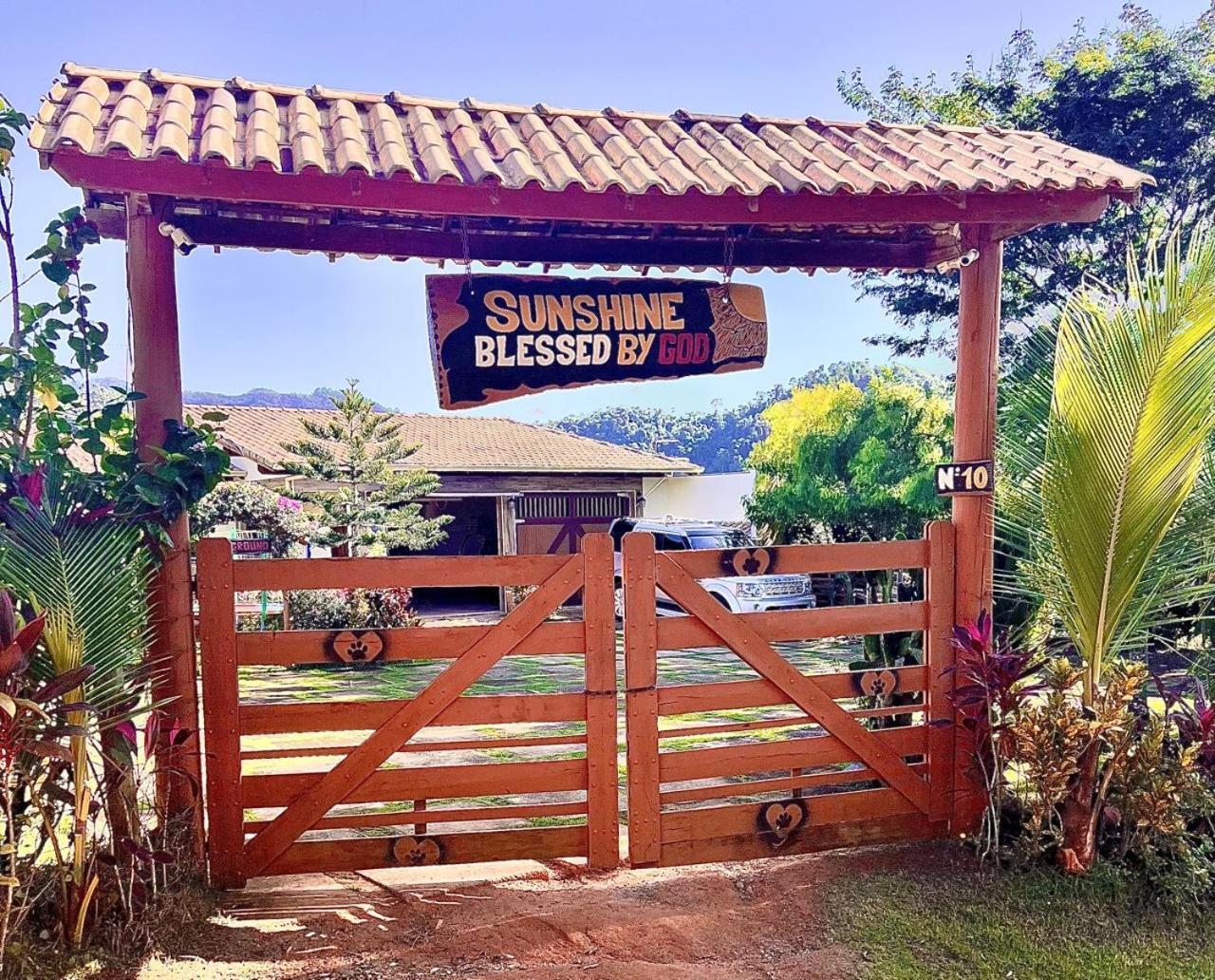 Casa nas montanhas com piscina e vista panorâmica Domingos Martins Exterior foto