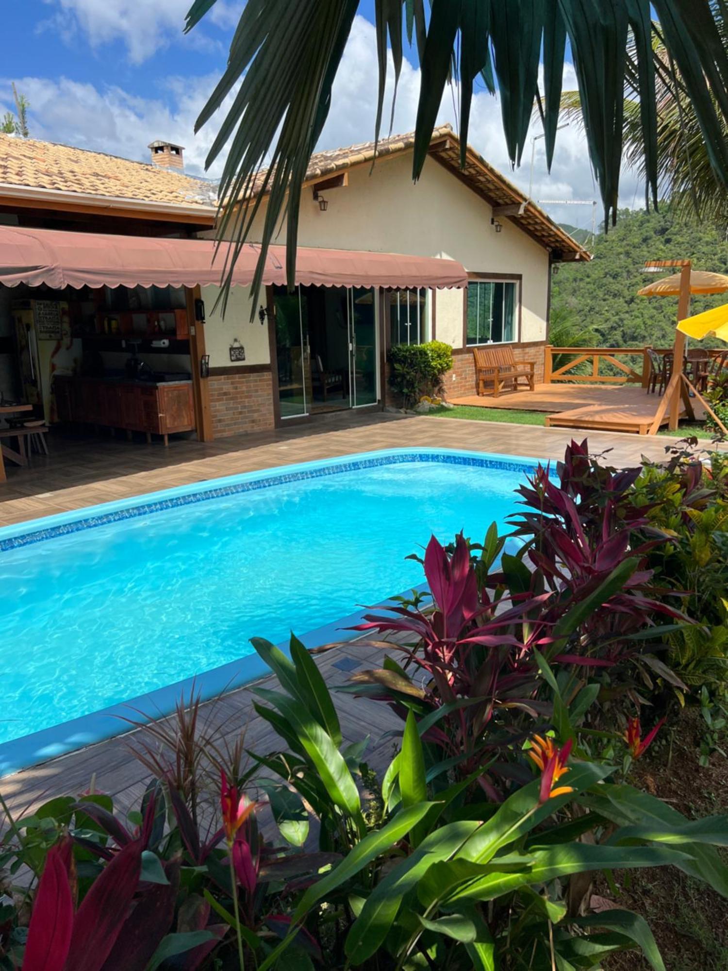 Casa nas montanhas com piscina e vista panorâmica Domingos Martins Exterior foto